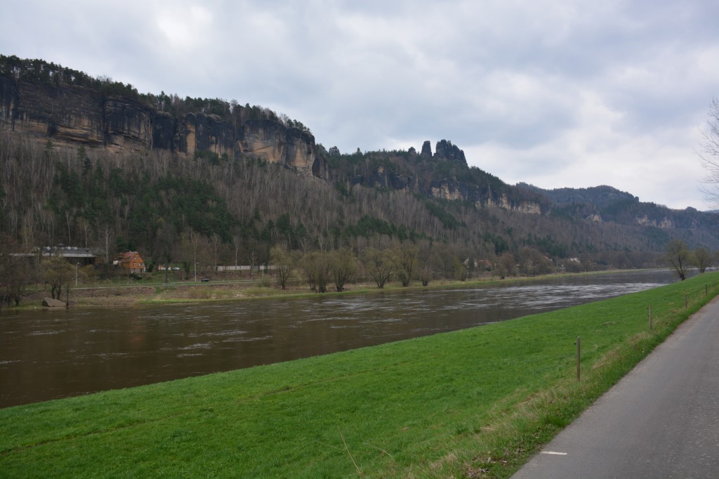 Cliffs above the Elbe